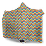 Geometric Native American Pattern Print Hooded Blanket
