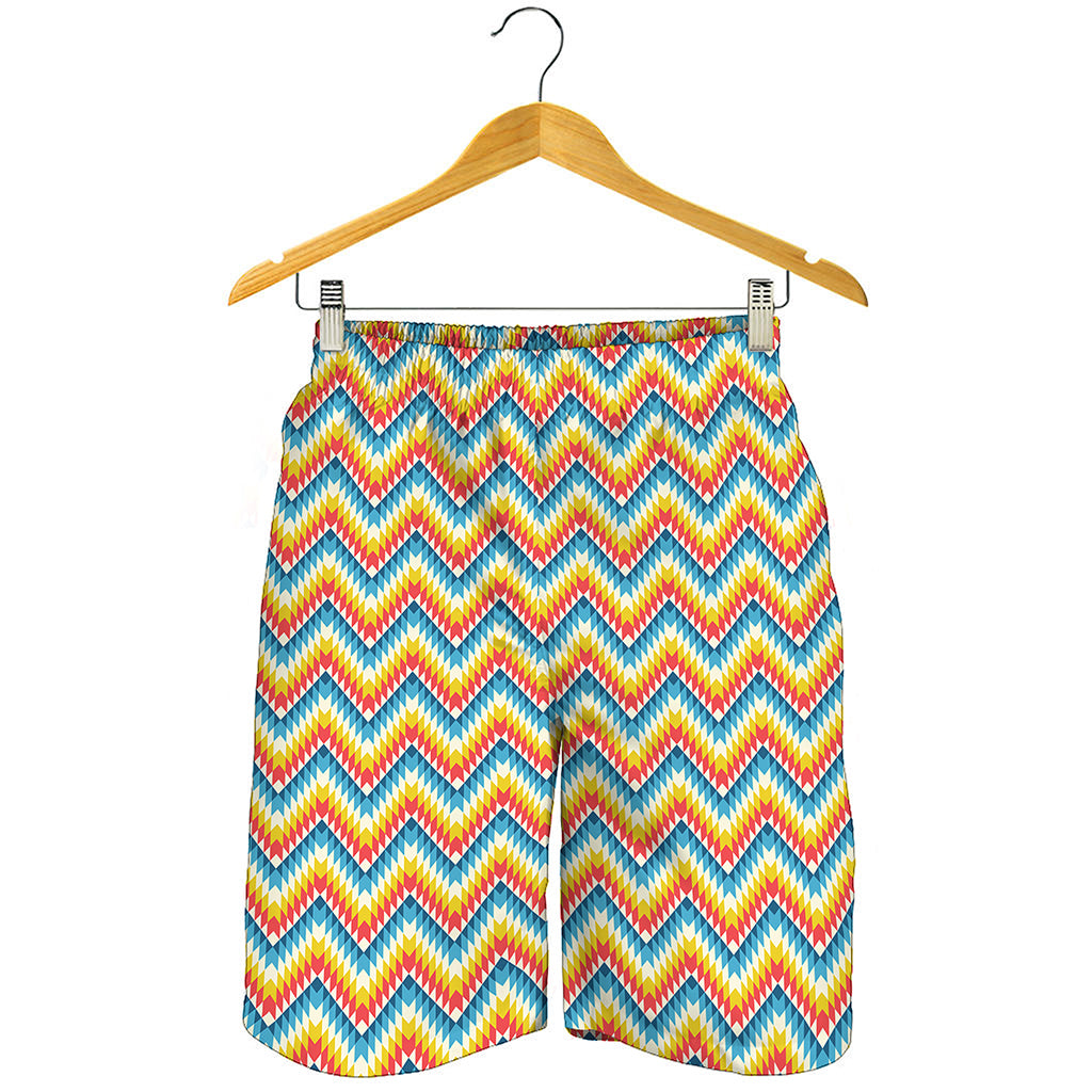 Geometric Native American Pattern Print Men's Shorts