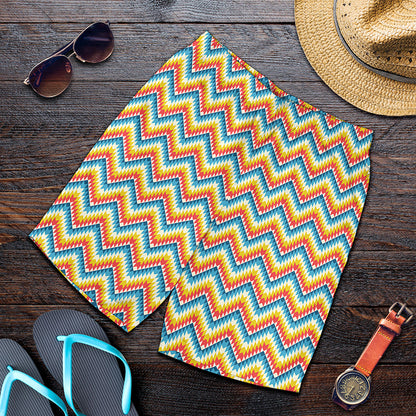 Geometric Native American Pattern Print Men's Shorts