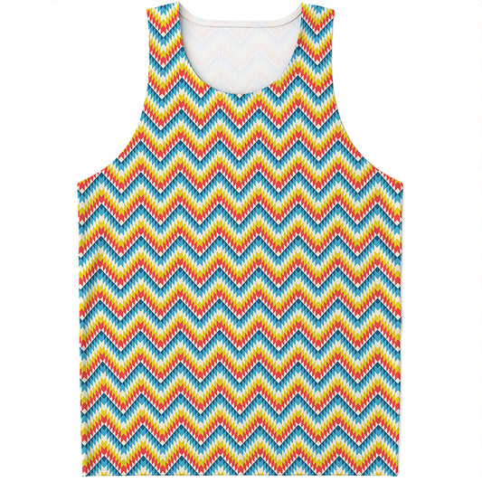 Geometric Native American Pattern Print Men's Tank Top