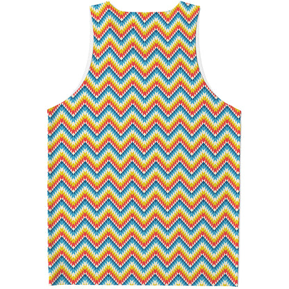 Geometric Native American Pattern Print Men's Tank Top