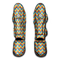 Geometric Native American Pattern Print Muay Thai Shin Guards