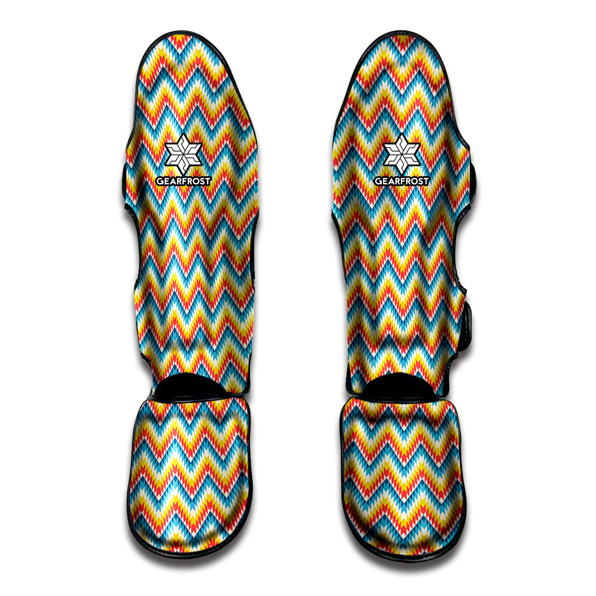 Geometric Native American Pattern Print Muay Thai Shin Guard