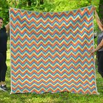 Geometric Native American Pattern Print Quilt