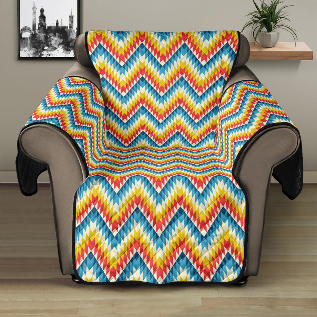 Geometric Native American Pattern Print Recliner Protector