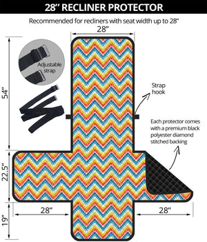 Geometric Native American Pattern Print Recliner Protector