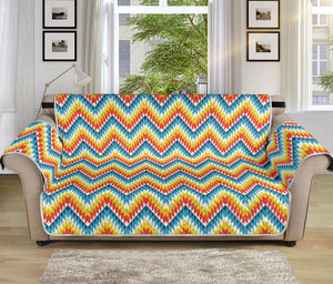 Geometric Native American Pattern Print Sofa Protector