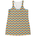 Geometric Native American Pattern Print Women's Racerback Tank Top