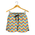Geometric Native American Pattern Print Women's Shorts