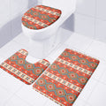 Geometric Native Navajo Print 3 Piece Bath Mat Set
