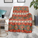 Geometric Native Navajo Print Blanket