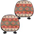 Geometric Native Navajo Print Car Headrest Covers