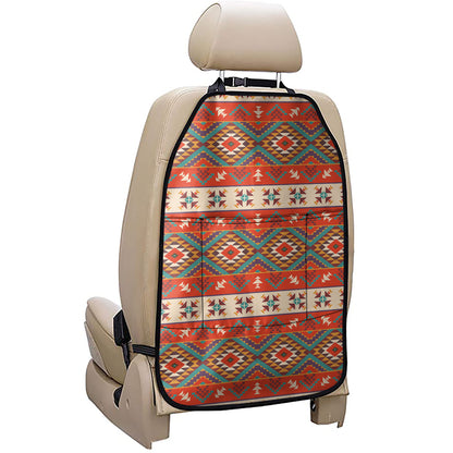 Geometric Native Navajo Print Car Seat Organizers