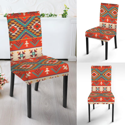 Geometric Native Navajo Print Dining Chair Slipcover