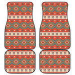 Geometric Native Navajo Print Front and Back Car Floor Mats