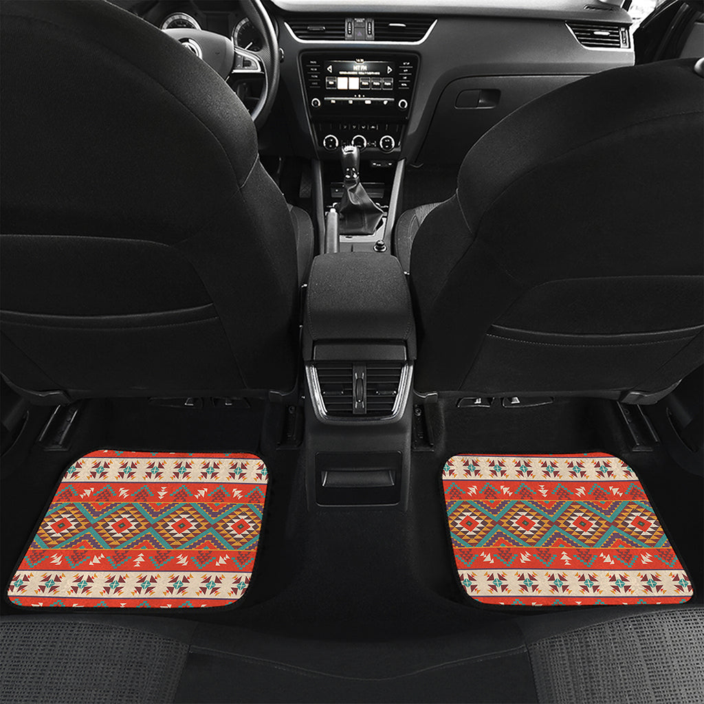 Geometric Native Navajo Print Front and Back Car Floor Mats