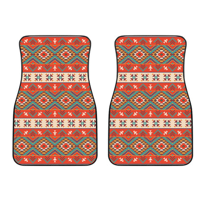 Geometric Native Navajo Print Front Car Floor Mats
