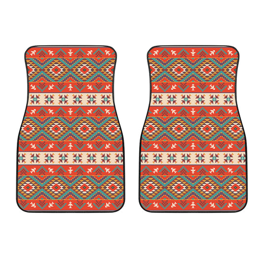 Geometric Native Navajo Print Front Car Floor Mats