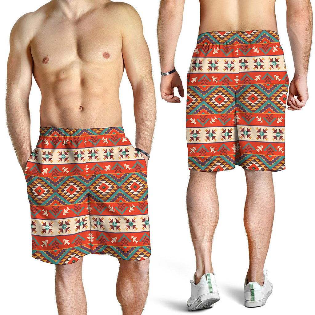Geometric Native Navajo Print Men's Shorts