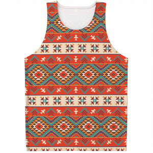 Geometric Native Navajo Print Men's Tank Top