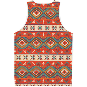 Geometric Native Navajo Print Men's Tank Top