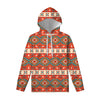 Geometric Native Navajo Print Pullover Hoodie