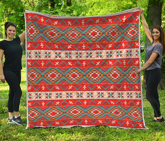 Geometric Native Navajo Print Quilt