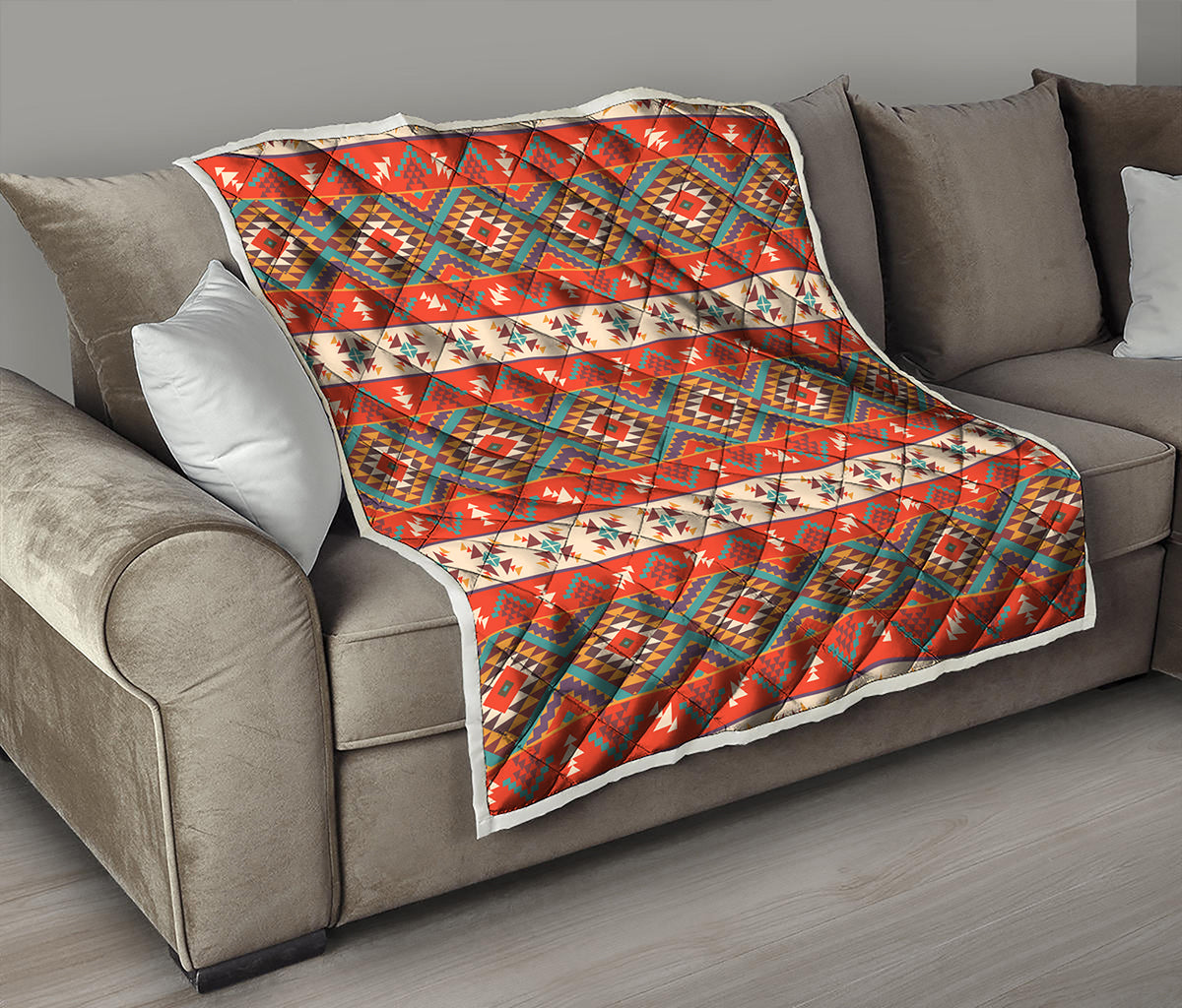 Geometric Native Navajo Print Quilt