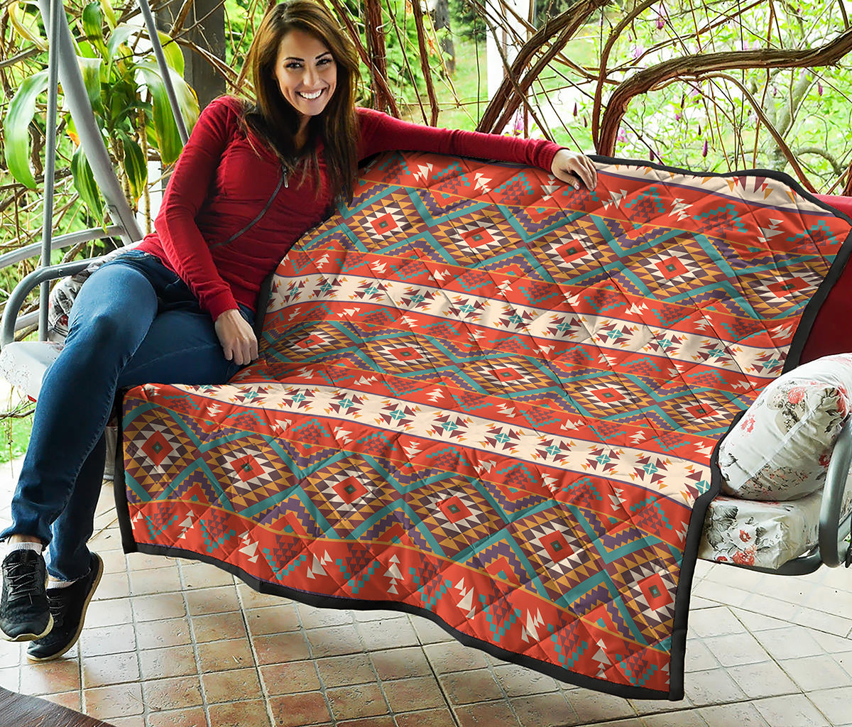 Geometric Native Navajo Print Quilt