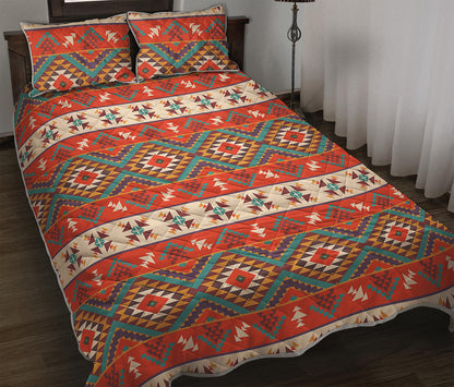 Geometric Native Navajo Print Quilt Bed Set
