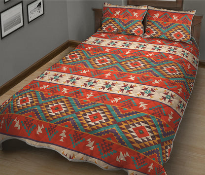 Geometric Native Navajo Print Quilt Bed Set