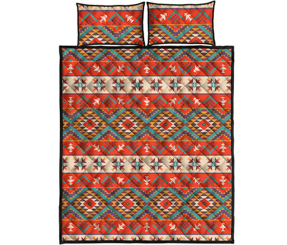 Geometric Native Navajo Print Quilt Bed Set