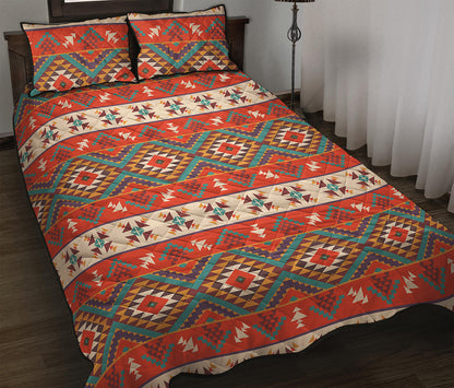 Geometric Native Navajo Print Quilt Bed Set