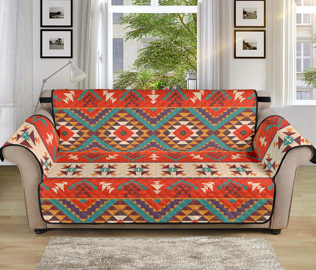 Geometric Native Navajo Print Sofa Protector