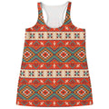 Geometric Native Navajo Print Women's Racerback Tank Top
