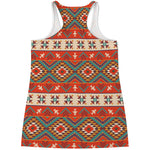 Geometric Native Navajo Print Women's Racerback Tank Top
