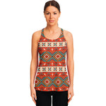 Geometric Native Navajo Print Women's Racerback Tank Top