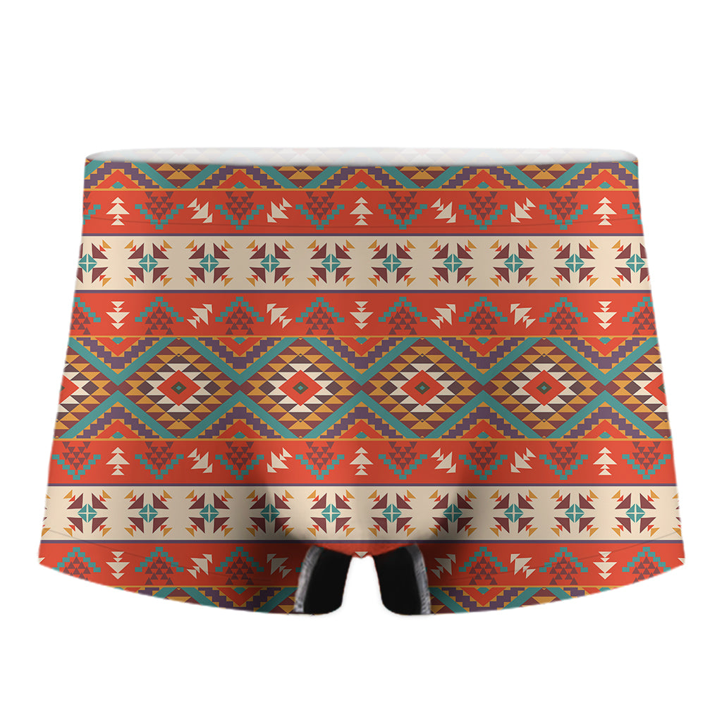 Geometric Native Pendleton Navajo Print Men's Boxer Briefs