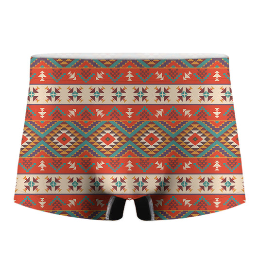 Geometric Native Pendleton Navajo Print Men's Boxer Briefs