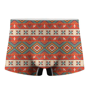 Geometric Native Pendleton Navajo Print Men's Boxer Briefs