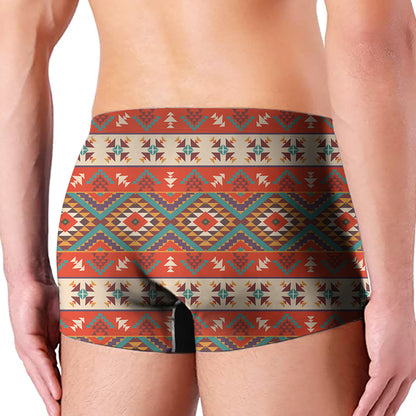 Geometric Native Pendleton Navajo Print Men's Boxer Briefs