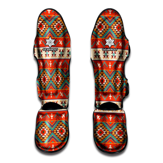 Geometric Native Pendleton Navajo Print Muay Thai Shin Guard
