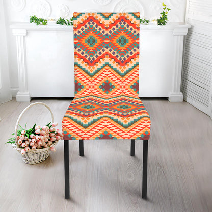 Geometric Navajo Pattern Print Dining Chair Slipcover