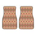 Geometric Navajo Pattern Print Front Car Floor Mats