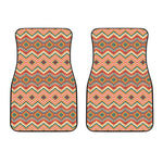 Geometric Navajo Pattern Print Front Car Floor Mats