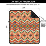 Geometric Navajo Pattern Print Futon Protector