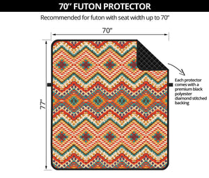 Geometric Navajo Pattern Print Futon Protector