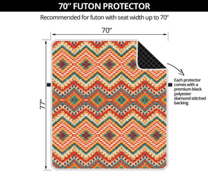 Geometric Navajo Pattern Print Futon Protector