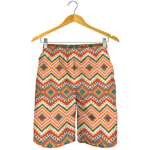 Geometric Navajo Pattern Print Men's Shorts