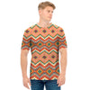 Geometric Navajo Pattern Print Men's T-Shirt